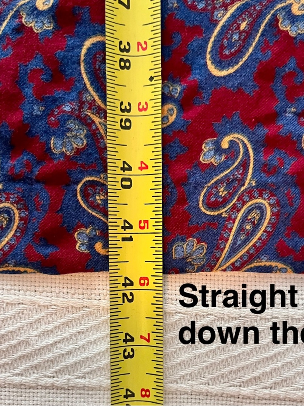 Unisex Classic Paisley Robe with Belt - Picture 5 of 5